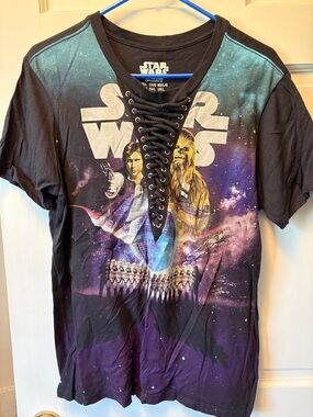 upcycled laced star wars top